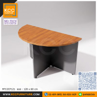 MT/2CF121 โต๊ะประชุมครึ่งวงกลม โต๊ะต่อหัวท้าย ขนาด 120x60 ซม. ท็อปเมลามีน 28 มม. MOTECH MT/2CF121 โต๊ะประชุมครึ่งวงกลม โต๊ะต่อหัวท้าย ขนาด 120x60 ซม. ท็อปเมลามีน 28 มม. MOTECH