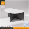 MT/2CF151 โต๊ะประชุมครึ่งวงกลม โต๊ะต่อหัวท้าย ขนาด 150x75 ซม. ท็อปเมลามีน 28 มม. MOTECH