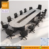 MT/2CFC57 โต๊ะประชุมขนาดใหญ่ 14-16 ที่นั่ง ขนาด 570x150 ซม. ท็อปเมลามีน 28 มม. MOTECH
