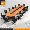 MT/2CFC57 โต๊ะประชุมขนาดใหญ่ 14-16 ที่นั่ง ขนาด 570x150 ซม. ท็อปเมลามีน 28 มม. MOTECH