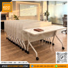 KCC/PFF-867-15060 โต๊ะพับอเนกประสงค์ โต๊ะประชุมพับได้ มีล้อเลื่อน ขนาด 150x60 ซม. ท็อปเมลามีน 25 มม. 