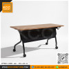 KCC/PFF-867-15060 โต๊ะพับอเนกประสงค์ โต๊ะประชุมพับได้ มีล้อเลื่อน ขนาด 150x60 ซม. ท็อปเมลามีน 25 มม. 