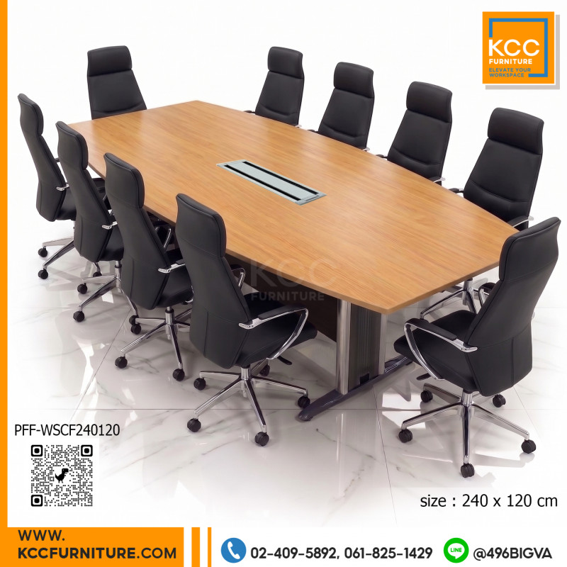 KCC/PFF-WSCF240120 โต๊ะประชุม 8-10 ทีนั่ง KCC/PFF-WSCF240120 โต๊ะประชุม 8-10 ทีนั่ง