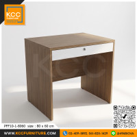 KCC/PFF10-1-8060 โต๊ะทำงานไม้ 1 ลิ้นชัก หน้าโต๊ะเมลามีน 25 มม. KCC