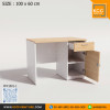 KCC/PFF1001-1 โต๊ะทำงาน ขนาด 100 ซม. พร้อมลิ้นชักและบานเปิด KCC