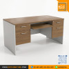 KCC/PFF1522-C โต๊ะทำงาน โต๊ะคอม ลิ้นชักสองข้าง พร้อมรางวางคีย์บอร์ด KCC