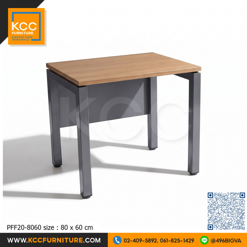 KCC/PFF20-8060 โต๊ะทำงาน โต๊ะประชุม ขาเหล็กพ่นสี ท็อปเมลามีนหนา 25 มม. KCC ขนาด 80 x 60 cm KCC/PFF20-8060 โต๊ะทำงาน โต๊ะประชุม ขาเหล็กพ่นสี ท็อปเมลามีนหนา 25 มม. KCC ขนาด 80 x 60 cm