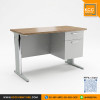 KCC/PFF6-12060 โต๊ะทำงาน โต๊ะขาเหล็ก ขนาด 120x60 ซม. พร้อมลิ้นชักและช่องร้อยสายไฟ KCC
