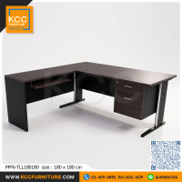 KCC/PFF6-TLL180180 โต๊ะทำงานตัวแอล ขาเหล็ก โต๊ะตัวแอล KCC ขนาด 180 x 180 KCC/PFF6-TLL180180 โต๊ะทำงานตัวแอล ขาเหล็ก โต๊ะตัวแอล KCC ขนาด 180 x 180