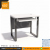 KCC/PFF865-80C โต๊ะคอมพิวเตอร์ โต๊ะทำงานขาเหล็ก ขนาด 80 ซม. ถาดคีย์บอร์ดรางลูกปืน 