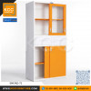 SMF/RD-72 ตู้เอกสารเหล็ก บานเลื่อนกระจกบน ลิ้นชักกลาง บานเลื่อนทึบล่าง SMARTFORM