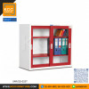 SMF/SD-023T ตู้เหล็กบานเลื่อนกระจก ขนาด 3 ฟุต (มอก. 353-2564) กุญแจล็อค SMARTFORM