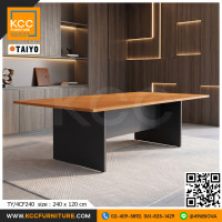 TY/4CF240 โต๊ะประชุม 8-10 ที่นั่ง ขนาด 240x120 ซม. ปิดผิวเมลามีนทั้งตัว หนา 28 มม. ขาปรับระดับได้ TAIYO TY/4CF240 โต๊ะประชุม 8-10 ที่นั่ง ขนาด 240x120 ซม. ปิดผิวเมลามีนทั้งตัว หนา 28 มม. ขาปรับระดับได้ TAIYO
