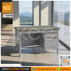 TY/TTD-40 โต๊ะทำงานเหล็ก 4 ฟุต พร้อมลิ้นชักและที่พักเท้า TAIYO