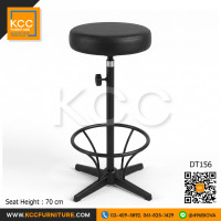 KCC/DT156 เก้าอี้บาร์กลมสูง มีที่พักเท้า เบาะหนังเทียม ขาเหล็ก 4 แฉก ปรับระดับเกลียวหมุน KCC KCC/DT156 เก้าอี้บาร์กลมสูง มีที่พักเท้า เบาะหนังเทียม ขาเหล็ก 4 แฉก ปรับระดับเกลียวหมุน KCC