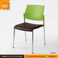 VC/VC-612 เก้าอี้อเนกประสงค์ ขาเหล็กเงา เบาะนั่งหุ้มหนัง VC/VC-612 เก้าอี้อเนกประสงค์ ขาเหล็กเงา เบาะนั่งหุ้มหนัง