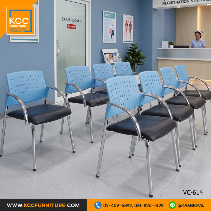 VC/VC-614 เก้าอี้อเนกประสงค์ ที่นั่งหุ้มหนัง VC/VC-614 เก้าอี้อเนกประสงค์ ที่นั่งหุ้มหนัง