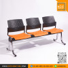 VC/VC-620-3S เก้าอี้แถว 3 ที่นั่ง เก้าอี้พักคอย ที่นั่งพลาสติก PP ฉีดขึ้นรูป ขาชุบโครเมียม VCS