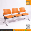 VC/VC-620-3S เก้าอี้แถว 3 ที่นั่ง เก้าอี้พักคอย ที่นั่งพลาสติก PP ฉีดขึ้นรูป ขาชุบโครเมียม VCS