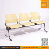 VC/VC-620-3S เก้าอี้แถว 3 ที่นั่ง เก้าอี้พักคอย ที่นั่งพลาสติก PP ฉีดขึ้นรูป ขาชุบโครเมียม VCS