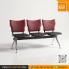 KCC/VC-835-3S เก้าอี้แถว เก้าอี้พักคอย 3 ที่นั่ง ชนิดหุ้มเบาะหนัง KCC