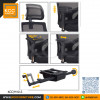 KCC/M-013 เก้าอี้ทำงาน เก้าอี้เพื่อสุขภาพ Ergonomic พนักพิงสูง มีที่รองศีรษะ ขาอะลูมิเนียม