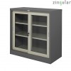 Z/ZDG-323 ตู้เหล็ก ตู้บานเลื่อนกระจก